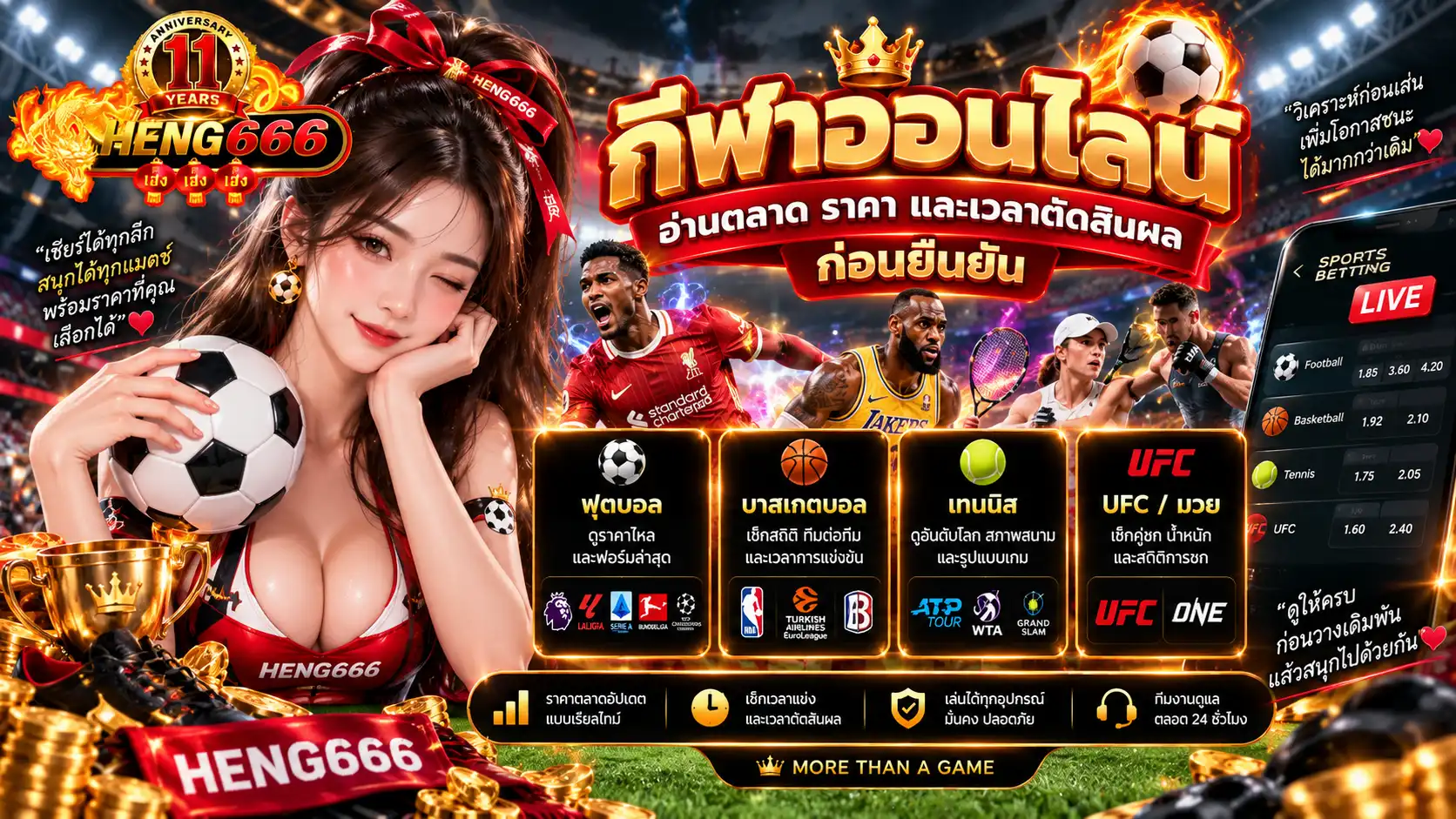 กีฬาออนไลน์ อ่านตลาด ราคา และเวลาตัดสินผลก่อนยืนยัน